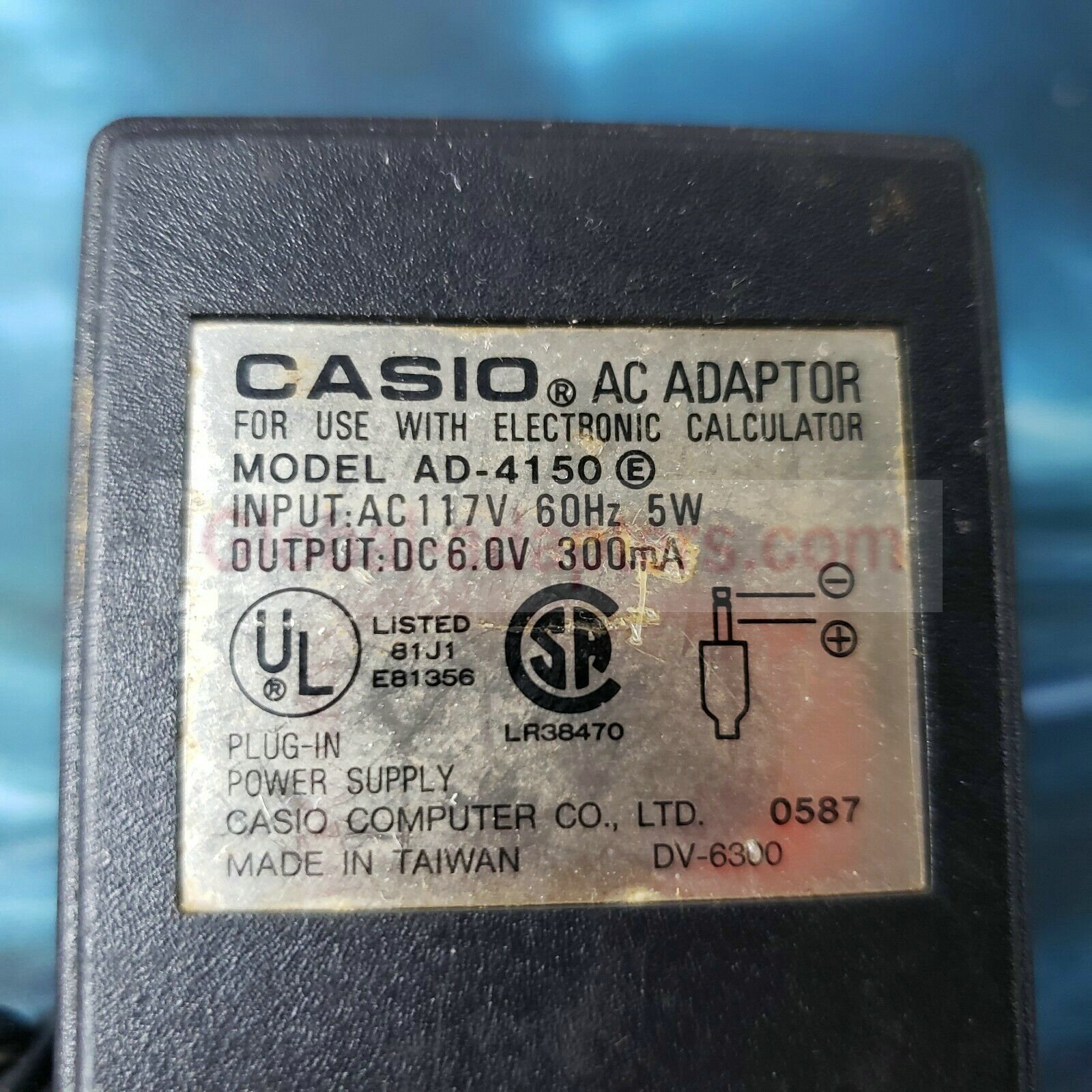 New 6V 300mA Casio AD-4150 Power Supply Ac Adapter